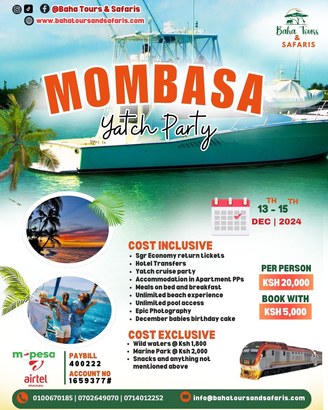 Mombasa Yatch Cruise